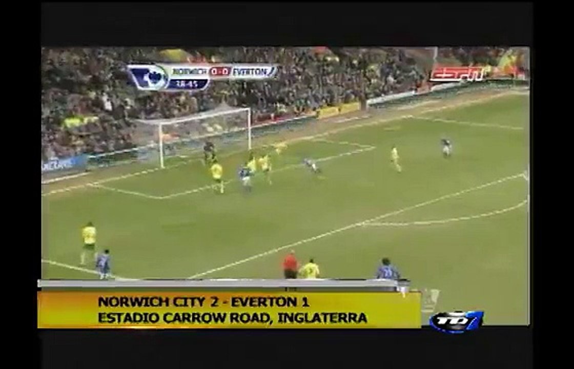 Norwich City 2 - Everton 1