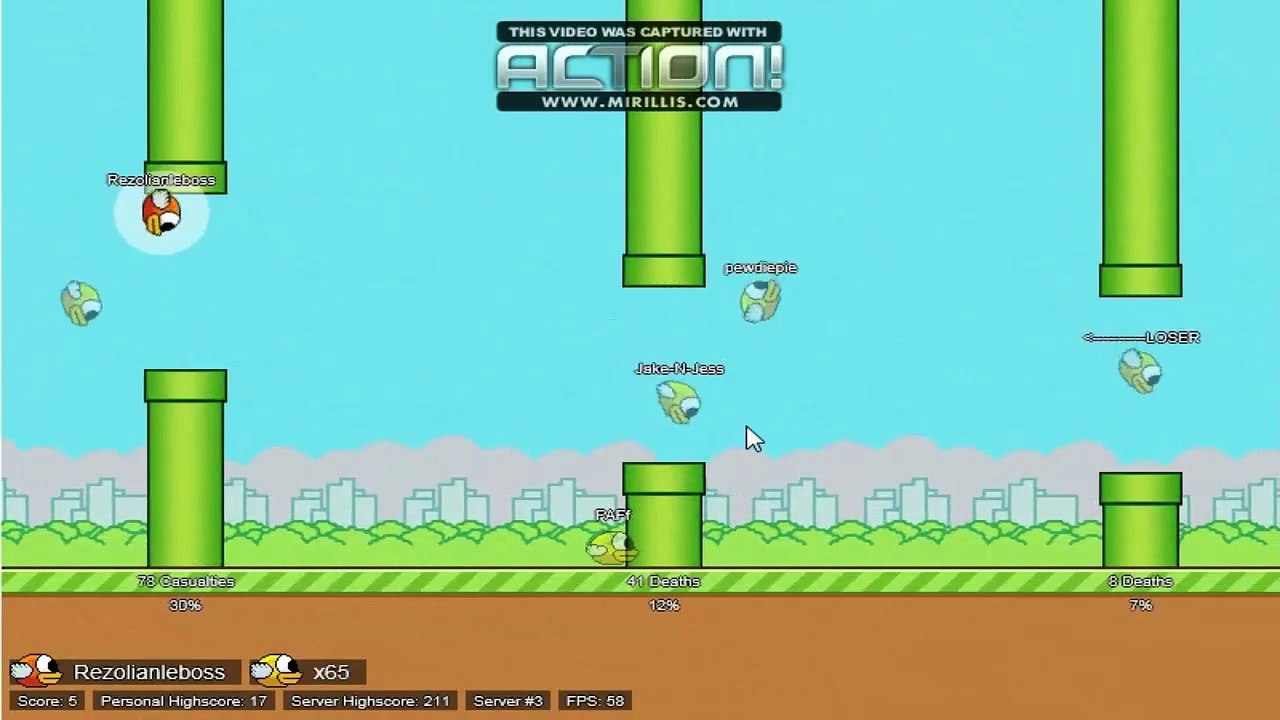 flappy bird en ligne wath !!!!!!! Flappy mmo