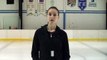 How to Ice Skate : How to do a T-Stop on Ice Skates