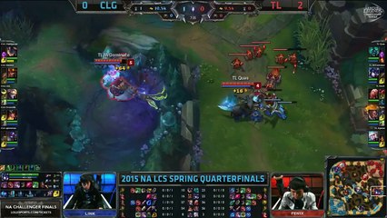 CLG vs Team Liquid - LCS NA 2015 - Quart de finale - Game 3 - Spring Split - FR