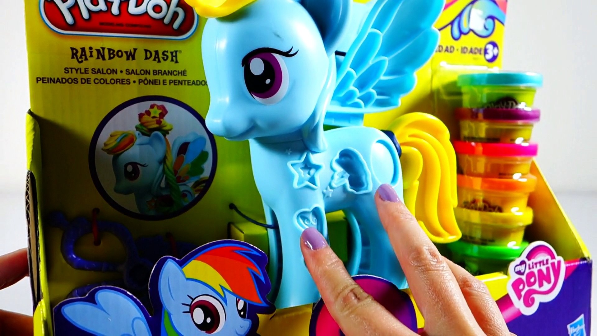 Play-doh My Little Pony Rainbow Dash Style Salon - video Dailymotion