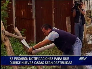 Nuevas notificaciones a viviendas en zonas de riesgo en Durán