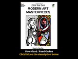 Download Color Your Own Modern Art Masterpieces Dover Art Coloring Book By Munc