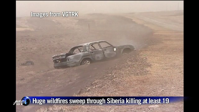 Huge wildfires sweep through Siberia killing at least 26