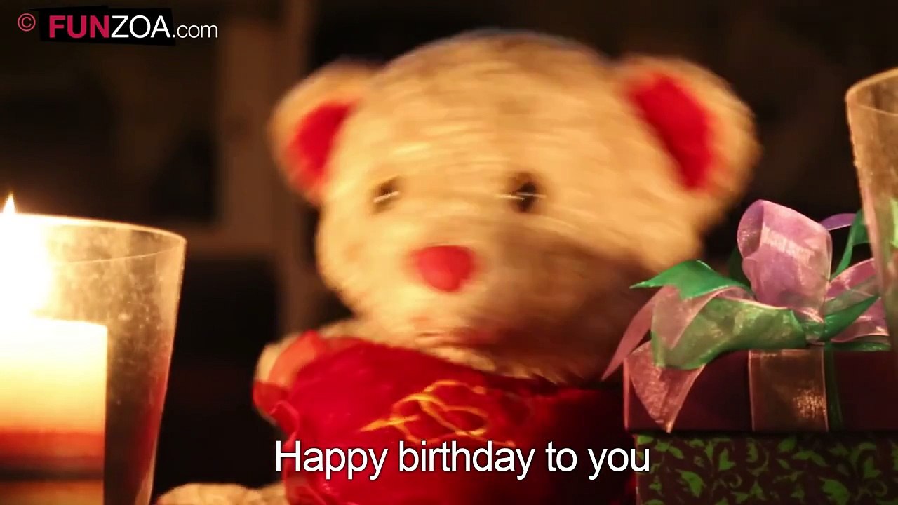 Funny Happy Birthday Song - Cute Teddy Sings Very Funny Song