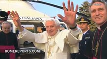 Pope welcomes Benedict XVI to the Vatican