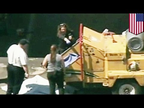 Hombre muere decapitado al frente de sus hijos luego de caer en una trituradora de madera industrial