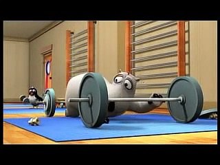 El oso Berni - Halterofilia