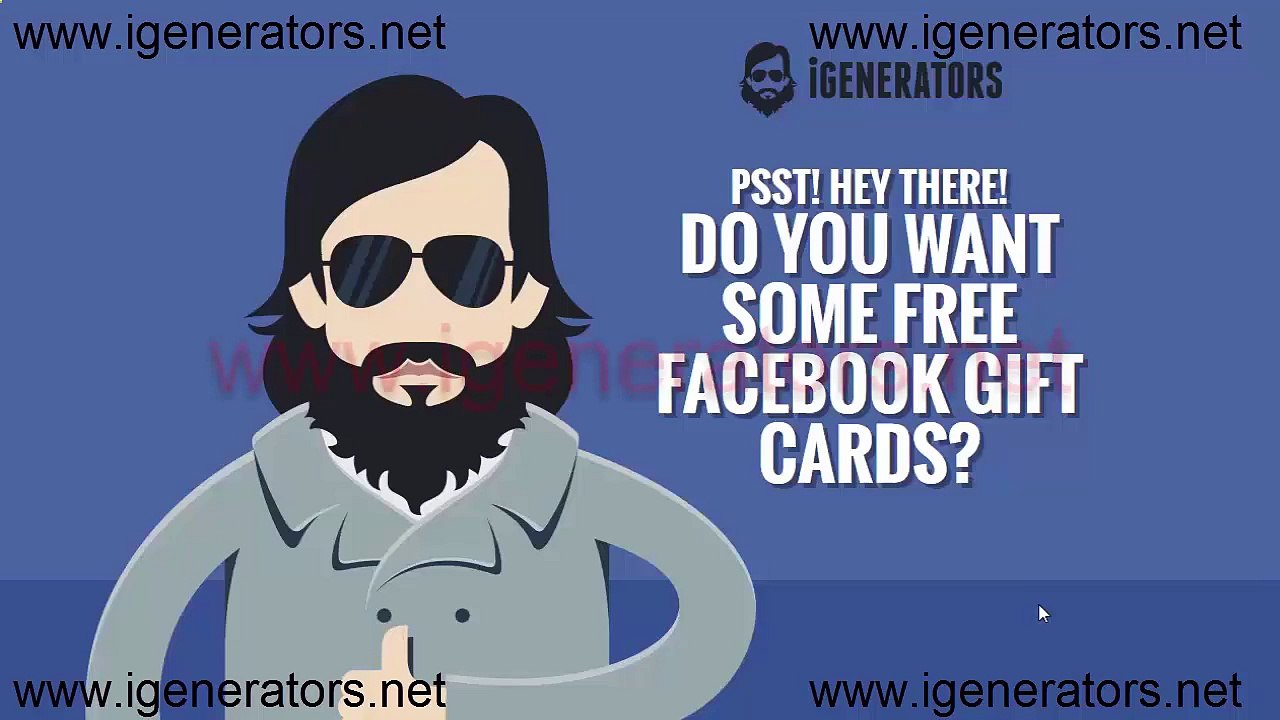 Code Facebook Generator 15 Carte Cadeau En Ligne Il Suffit D Utiliser Video Dailymotion