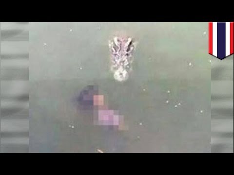 Mujer tailandesa con depresión se suicida lanzándose a un estanque lleno de cocodrilos