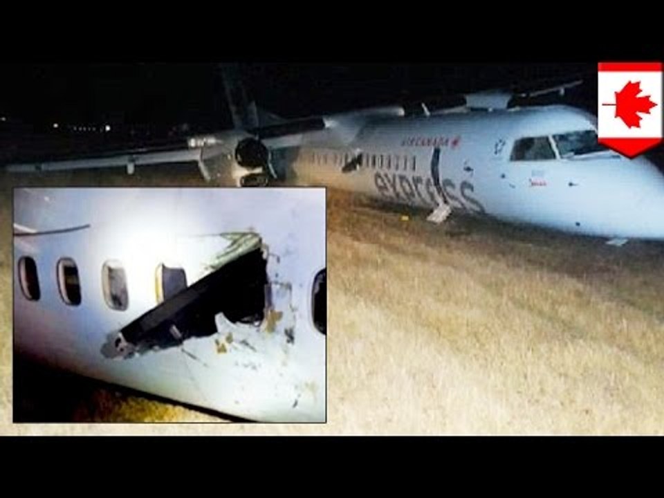 Hélice de avión golpea a una mujer en la cabeza durante un aterrizaje de emergencia en Canadá