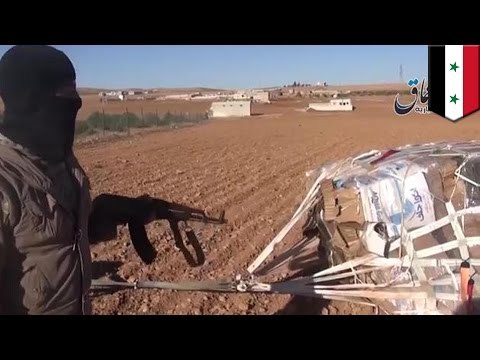 Nuevo video del EI muestra suministros de EE.UU destinados a los kurdos que cayeron en sus manos