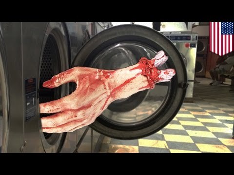 Lavadora de ropa le arranca la mano a una persona en extraño accidente