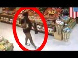 Mujer sin pantalones roba dos cajas de vino