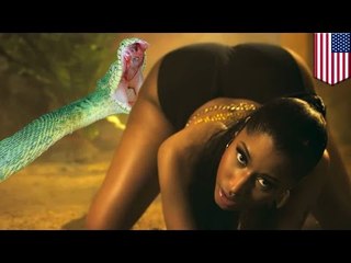 Bailarín de Nicki Minaj es mordido por una serpiente durante un ensayo para los MTV VMA 2014