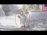 Policía de Michigan salva la vida de una mujer asfixiándose en su vehiculo