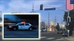 Policía de Los Ángeles arrollan por accidente a hombre desnudo mientras respondían a una emergencia