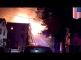 Cuatro adultos y tres niños mueren en voraz incendio que destruyo un edificio en Massachusetts