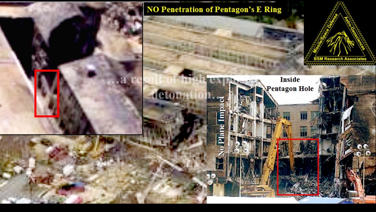 US Criminal Government: Pentagon FRAUD /E-Ring Inner Section NOT Penetrated  Pt II
