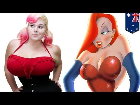 Cirugía plástica extrema: Modelo australiana se transforma en una Jessica Rabbit de la vida real