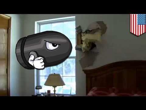 Proyectil disparado desde cañón de la segunda guerra mundial impacta casa de un desprevenido hombre