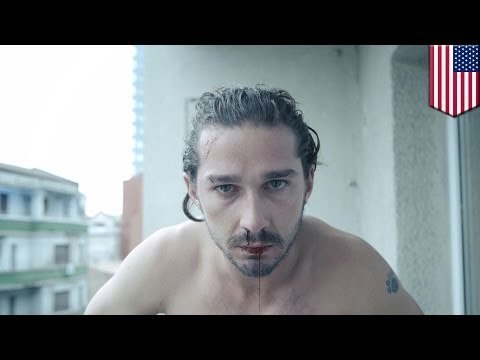 Shia LaBeouf llorando al ser arrestado por comportarse como un patán durante un show en Broadway
