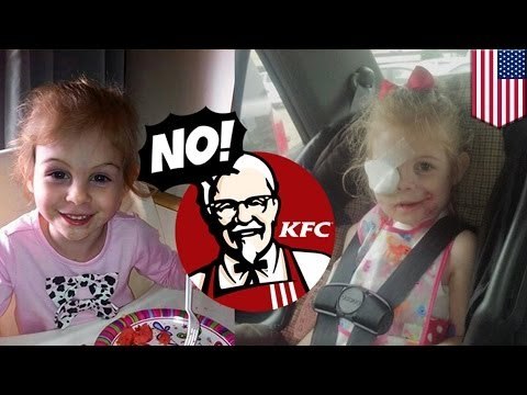 Niña de 3 años es expulsada de KFC porque su rostro podría asustar a otros clientes