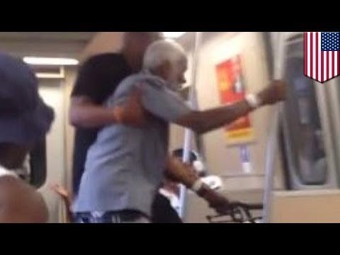 Anciano con caminador es arrojado de un vagón del metro de Atlanta por una discusión con un sujeto