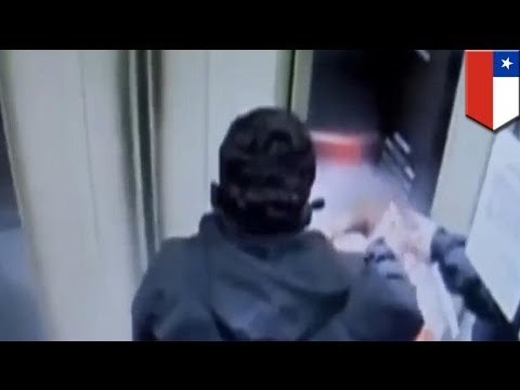 Ascensor en Chile sale disparado contra el techo de un edificio de 30 pisos, deja a un hombre herido