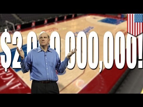 Steve Ballmer, ex CEO de Microsoft compra a los LA Clippers por dos mil millones de dólares