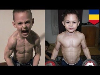 Conozca a los niños mas fuertes del mundo, los rumanos Giuliano y Claudiu