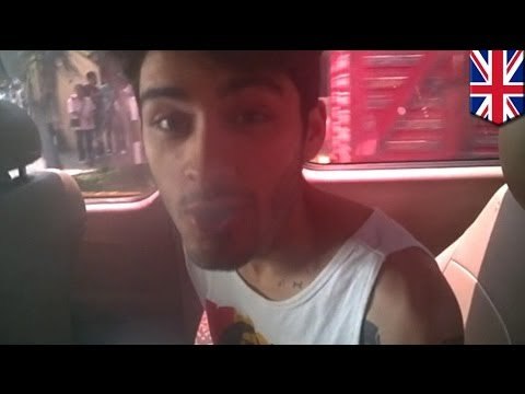 Louis Tomlinson y Zayn Malik de One Direction grabados fumando marihuana