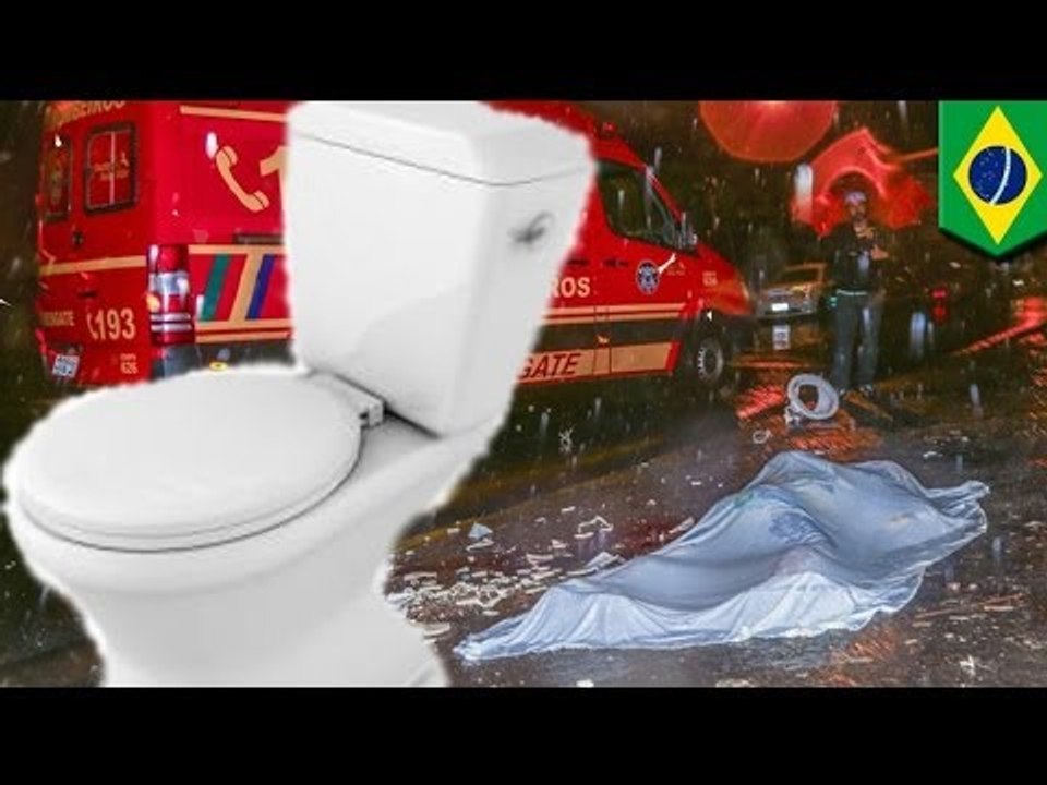 Aficionado muere en Brasil luego de un partido de futbol debido a un inodoro volador