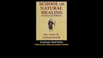 Download School of Natural Healing By Dr John R Christopher PDF