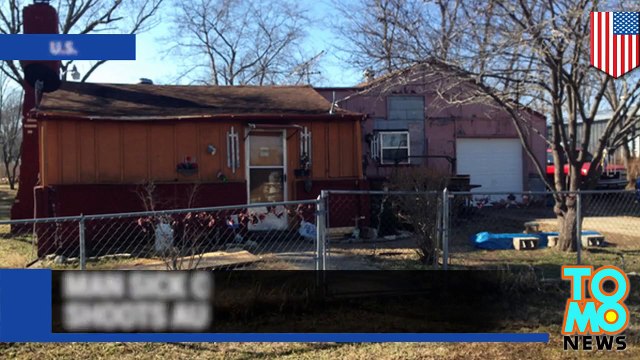 رجل يطلق الرصاص على خالته