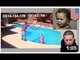 VIDEO: Un père jette sa fille de 23 mois dans une piscine pour lui donner une leçon