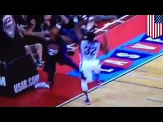 OUCH: NBA All-Star Paul George, nabali ang binti sa basketball court!