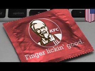 Adult film shown on KFC TV screen while family enjoys dinner in Oklahoma restaurant