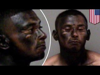 Black face carjacker: Dumb criminal tries to flee from cops by spray painting face black