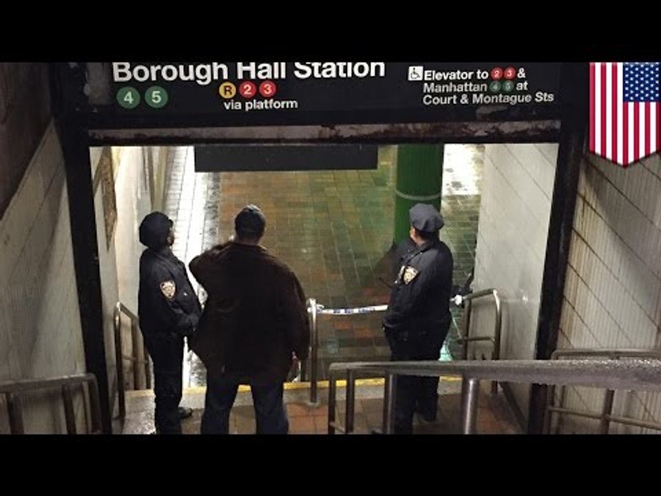 New York subway shooting: retired corrections officer kills man in Brooklyn's Borough Hall station