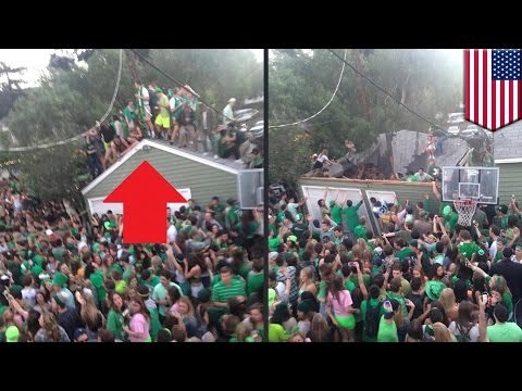 St. Fratty’s Day accident: Cal Poly students injured when garage roof collapses