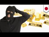 Burglary fail: Masked thief breaks into museum to steal fake gold