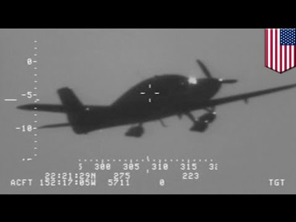 Dramatic Coast Guard Video: Pilot forced to ditch plane at sea off Hawaiian coast