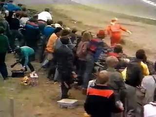 Renè Arnoux Crash Zandvoort 1982