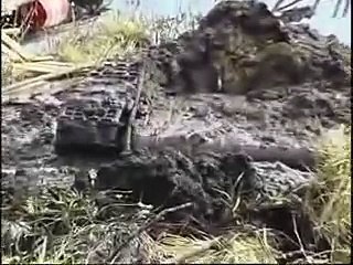 Another Russian Tank Pulled From The Mud