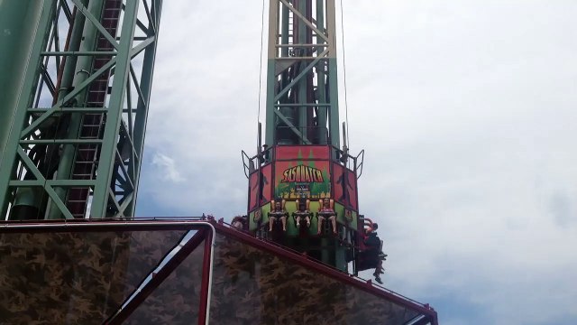 Awesome crazy ride. Sasquatch. The great escape . Six flags .