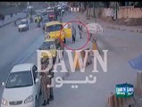 pakistan ranger capture  terrarist in karachi cctv footage