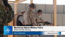 NATO in Afghanistan - Mentoring Afghan Military Police.