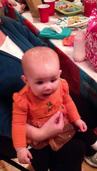 Cute baby. Funny faces.