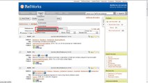 2.1 Adding References to RefWorks by Searching Online Catalogs or Databases